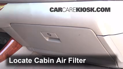 2004 toyota camry cabin air outlet filter